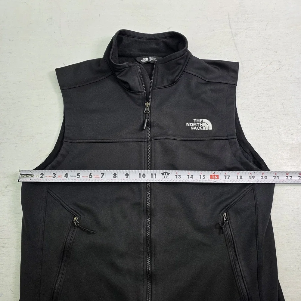 The North Face Windwall Ridge Line Soft Shell Bee Embroidered Vest‎ Men's M EUC